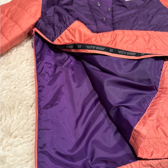 Women's Purple and Pink Ski Jacket - Picture 10 of 12